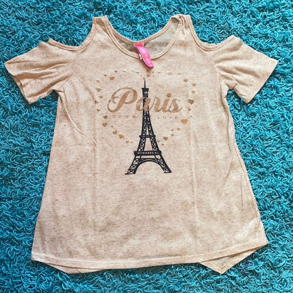 Off the Shoulder Paris Tee Shirt